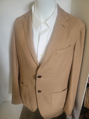 Altea men's 42 R Brown Cashmere Blend Tito Sport Jacket