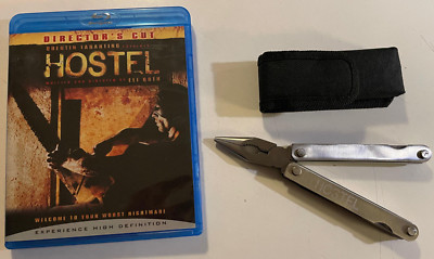 USED GOOD LOT Hostel Director's Cut Blu Ray Sony + Promo Utility Multi Tool