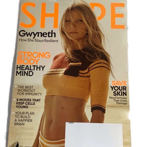 Shape Magazine July August 2020. Gwyneth How She Stays Resilient Healthy Mind  - Picture 1 of 2
