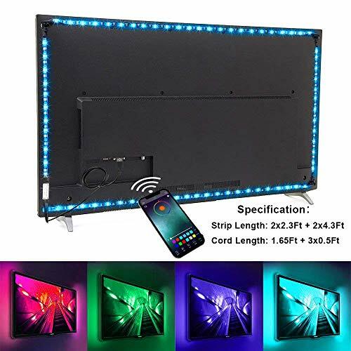 NEW! LED Strip Lights for 56''-75'' TV & Remote App Control TV Backlight Color - Picture 2 of 7