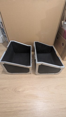 Mixer DJ vecchia scuola Numark DM650 + 2x custodie da volo per dischi in vinile 12" - Foto 12 di 16