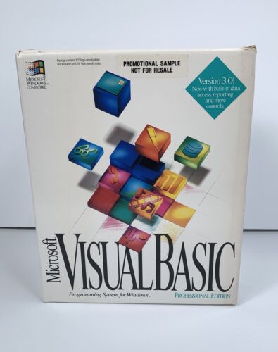 1993 Microsoft Visual Basic Programming System Pro Edition Windows 3.0 Guide - Picture 1 of 8