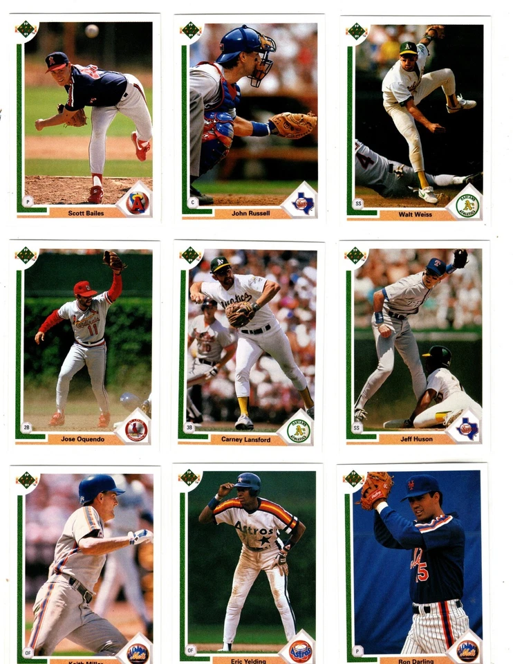 1991 Upper Deck Baseball Trading Cards / Choose #s 1 - 200 / mb36 - Image 2 of 4