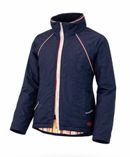 Marker Girls Ski Jacket Navy - Size 8 Insulated Embroidered Grow Cuff