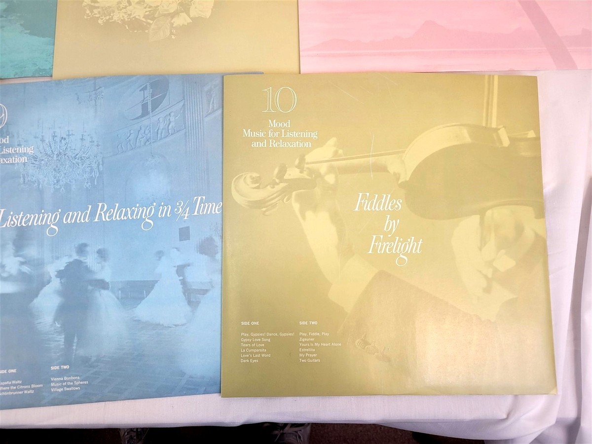 Readers Digest Mood Music for Listening and Relaxation 10 LP Box