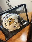 Adrian Peterson Minnesota Vikings Signed Football Helmet JSA Authenticated