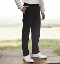 Weatherproof Vintage Mens Fleece Lined Cargo Pants Joggers  Size S Dark Gray