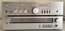 Sony TA-343 Integrated Stereo Amplifier & ST-242L Tuner Vintage Hifi Silver 