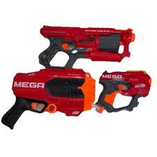 NERF MEGA CycloneShock Tri-Break Talon Gun Blaster Lot 3