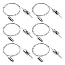 HAMRVL 6-Pack Hexagon Garage Lights Suspension Cables Kit - 3.28ft/1M Hexagon...