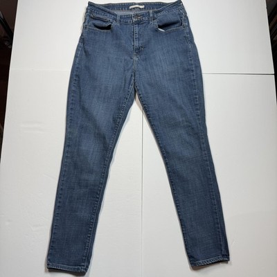 Levis 721 High Rise Skinny Jeans Womens 31x30 Blue Stretch Denim Medium Wash