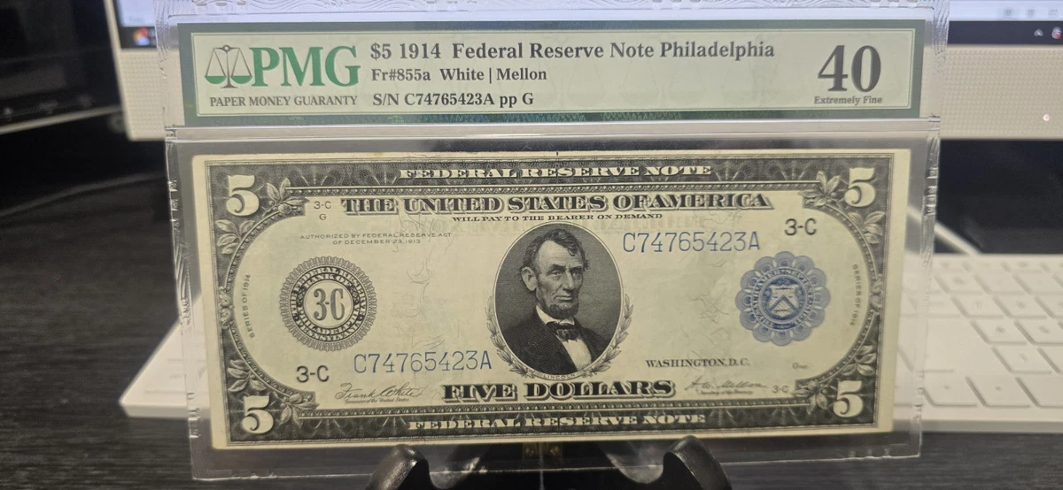 40 Graded 1914 Year US Federal Reserve Large Notes for sale | eBay