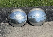 Vintage 1935-1938 Dodge Hubcapswheel Center Caps Poverty Dog Dish Pair Vintage 1935-1938 Dodge Hubcapswheel Center Caps Poverty Dog Dish Pair