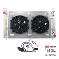 CU2334 Aluminum Radiator for 1999-2013 3 Row  Fan Shroud  Relay