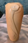 Vintage Van Briggle Art Pottery Vase 7.5" Tall Dusty Coral w-Hint of Green, Fine