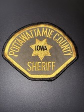 IA Pottawattamie County Iowa Sheriff Patch