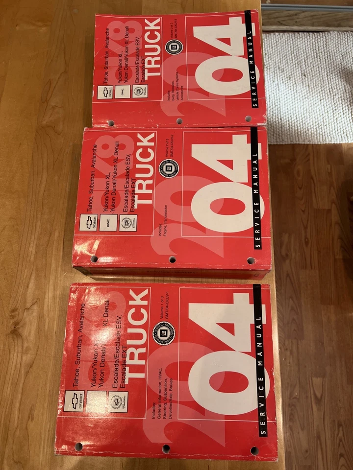 2004 Chevy suburban Tahoe Avalanche Gmc Yukon Cadillac Escalade Service Manuals. - Image 4 of 4