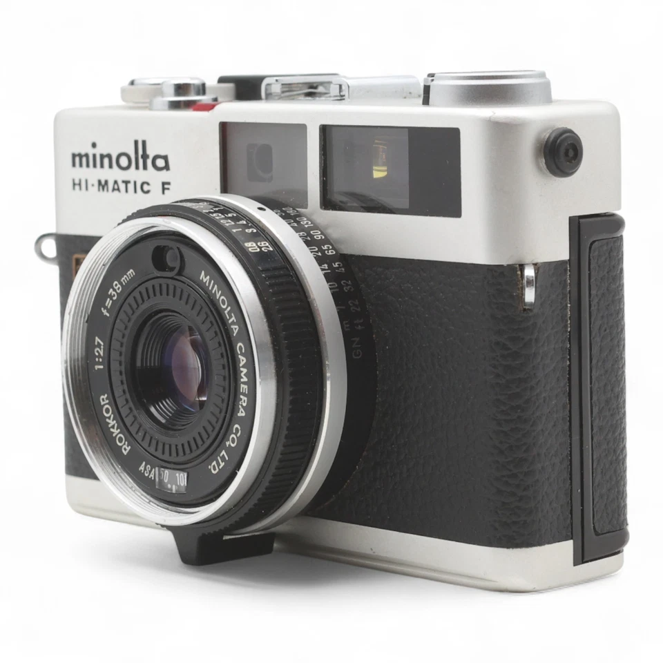 Minolta HI-Matic F Sucherkamera Kleinbildkamera - Rokkor 1:2.7 38mm Optik  - Bild 2 von 4