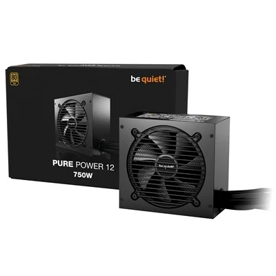 Be Quiet! 750W Pure Power 12 80 Plus Gold Atx 3.1 Compliant And Pcie 5.1 Compati