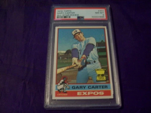 1976 TOPPS #441 GARY CARTER PSA 8