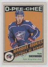 2019-20 O-Pee-Chee Marquee Rookies Retro Kole Sherwood #521 0m8e