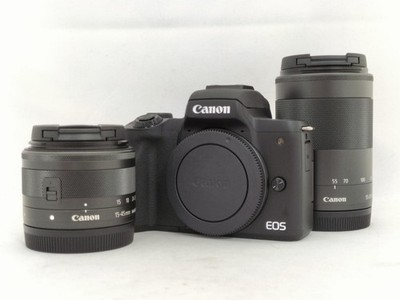 Canon EOS Kiss M2 Mirrorless Camera with 15-45mm Kit, Compact