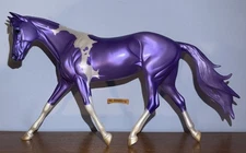 Breyer Merry Dancer Metallic Purple Tobiano Pinto Strapless Model 2025 Christmas
