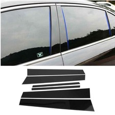 For 2006-2011 Honda Civic 8th6 Pcs Pillar Post Window Door Trim Cover Car Parts