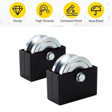 4" V Groove Gate Wheel with Weld on Box, Solid Sliding Gate Wheels, Load Capa...