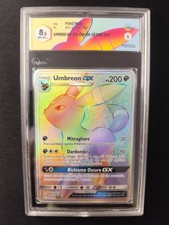 Carta Pokémon PSA UMBREON GX 154/149 RARO SECRET HYPER FULL ART SET SOLE E LUNA 