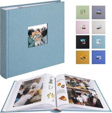 Photo Album with Writing Space 50 Pages 4x6 Photos Hold 200 or 5x7 Pictures H...