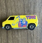 Vtg Hot Wheels Thor Super Van Marvel Heroes Yellow Hong Kong  1974