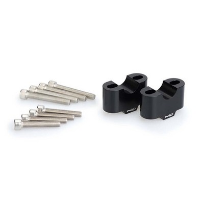 REHAUSSEURS DE GUIDON PUIG POUR BMW G 310 R 2021-2025 NOIR-3672N