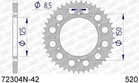Zahnrad Afam 72304N-42 Im All. Schritt 520 KTM LC4 E 640 SIX Days 640 2002