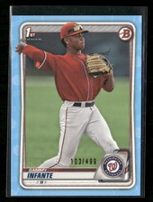2020 Bowman Draft #BD-48 Sammy Infante Sky Blue #/499