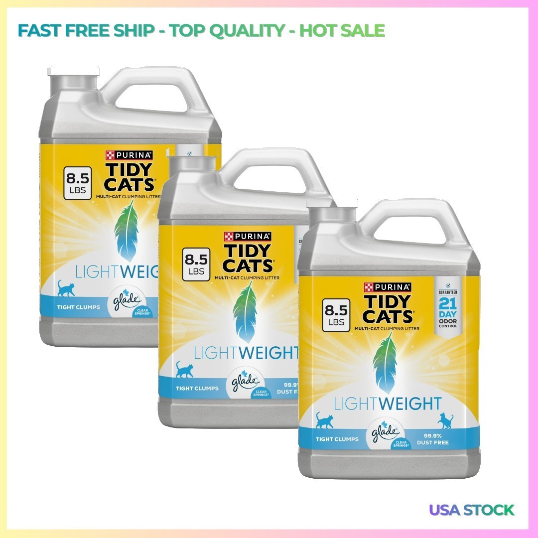 Purina Tidy Cats LightWeight Clumping Cat Litter Glade Clear
