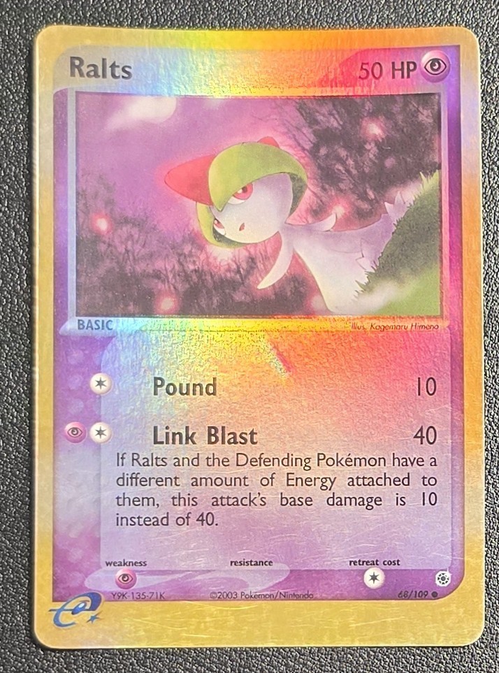 Pokémon TCG Ruby & Sapphire - Ralts 68/109 Reverse Holo - MP