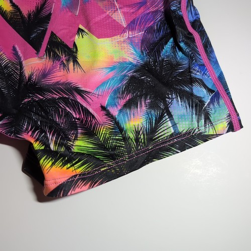PSD Girls Size Small " Boys Shorts" Palm Trees Pink Miami Theme - Picture 3 of 11