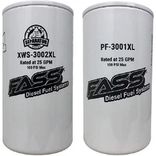 FASS Titanium Series Fuel Filter Combo Package XWS-3002XL / PF-3001XL