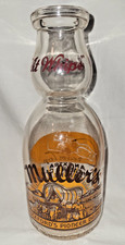 TRPQ Muller's Rockford's Pioneer Dairy Milk Bottle Illinois Two Color CREAM TOP
