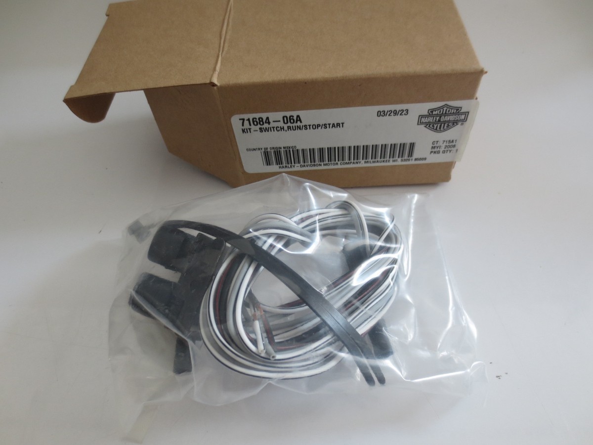 NEW Genuine Harley-Davidson OEM Run/Start/Stop Switch 71684-06A | eBay