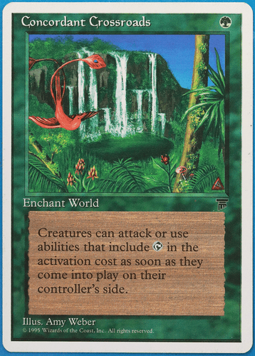 Concordant Crossroads Chronicles PLD Green Rare MAGIC CARD (ID# 497487) ABUGames