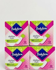 Bodyform Dailies So Slim Panty Liners - Individually Wrapped - 120 Panty Liners