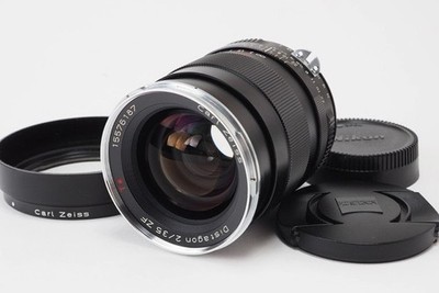 Excellent Carl Zeiss Distagon T* 35mm F2 ZF NIKON with Hood♪/t35