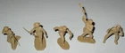 Marx 1950s Fort Apache 54MM Pioneers in Rare Color Lot One