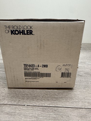 #ad #ad Kohler K TS14423 4 2MB Pressure Balanced Valve Trim Only Brushed Brass *USED* $149.99