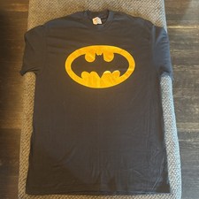 Vtg 90s Batman Bat Signal Logo T-Shirt Select-T Tee Jays Single Stitch Mens XL