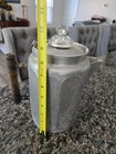 Antique Pure Aluminum Coffee Pot Pitcher Wood Handle Glass Top Made in USA — photo 7