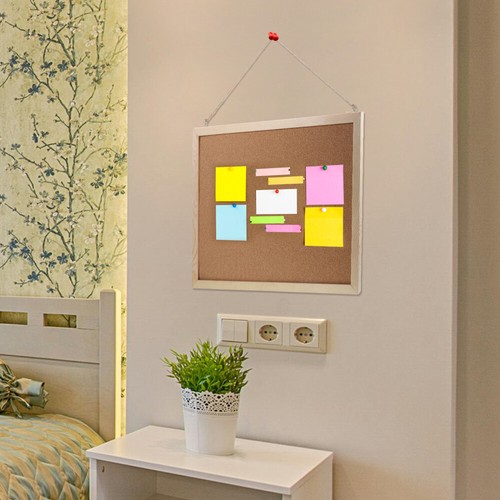 1 Set Wall Bulletin Board for Wall Double-Sided Multi-Functional Cork Board - Picture 7 of 12