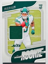 2024 Absolute Football Braelon Allen Rookie Materials Patch RC Jets
